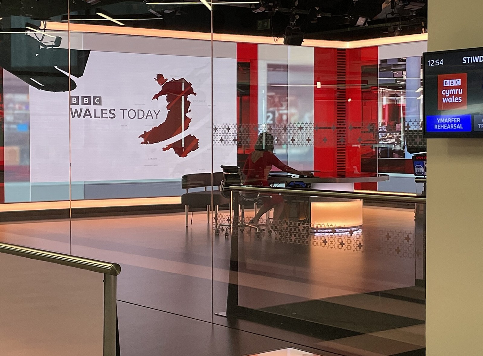 Estudio de BBC Wales en Central Square.